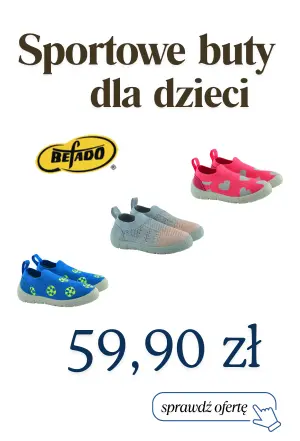 Wsuwane buty sportowe dla dzieci Befado